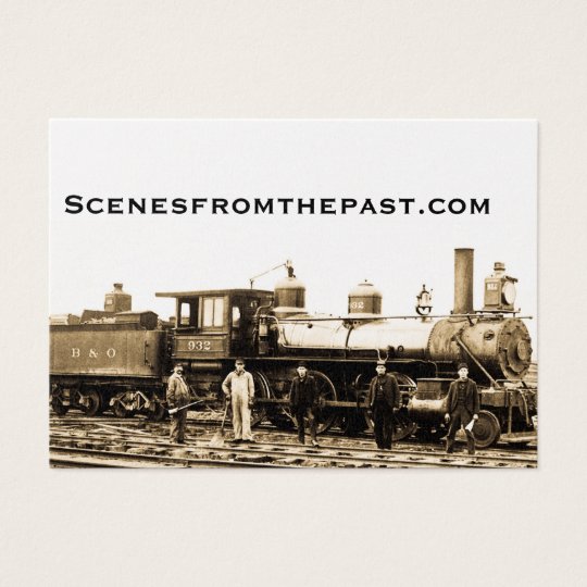 B&O Vintage Railroad Business Card
