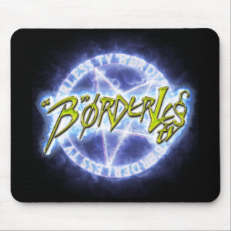 "B"ØRDERLESS TV LOGO Mouse Pad