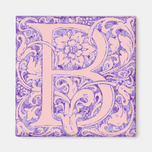 "B" Ornate Monogram Magnet