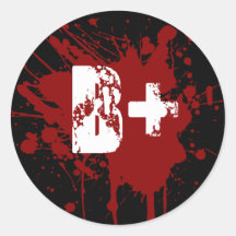 B Positive Blood Type Funny Vampire & Zombie Donor