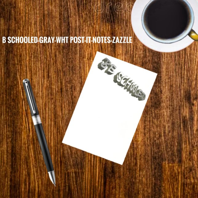 B. Schooled-Grey-White Post-it Notes (Creator Uploaded)