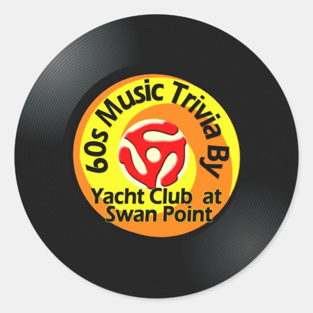 "B" Side 3 Classic Round Sticker (Front)