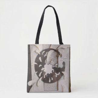 B&W 3-D design Tote Bag
