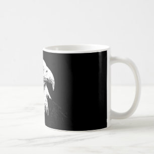 B&W American Bald Eagle Coffee Mug