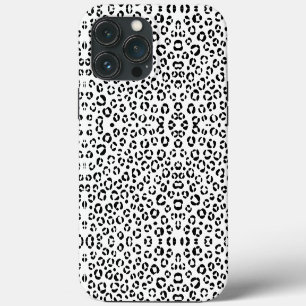 B&W Animal Print iPhone 13 Pro Max Case