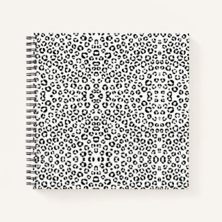 B&W Animal Print Sherpa Blanket Notebook