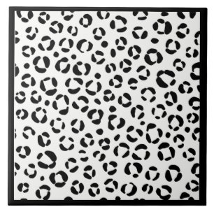 B&W Animal Print Tile