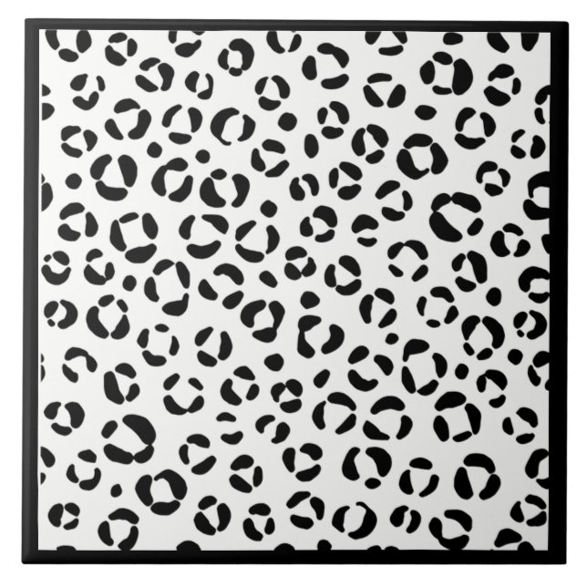 B&W Animal Print Tile (Front)