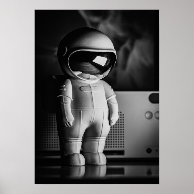 B&W Astro Buddy Poster (Front)