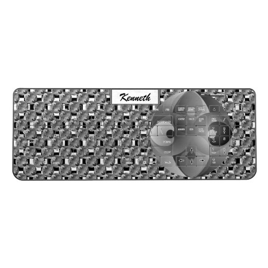 B/W Balance by Kenneth Yoncich Wireless Keyboard