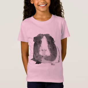 B&W 'Betty' Guinea Pig Children's T-Shirt