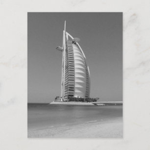 B&W Burj Al Arab Postcard