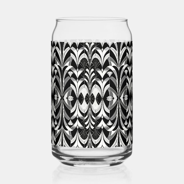 B&W CAN GLASS (Front)