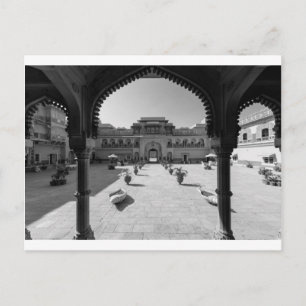 B&W Chomu Palace Postcard