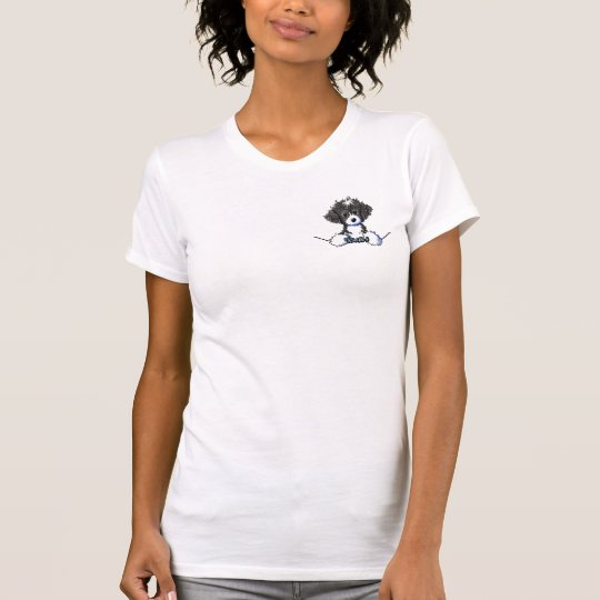 B/W Cockapoo Pocket Puppy T-Shirt