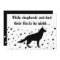B&W Funny | German Shepherd | Christmas Greetings