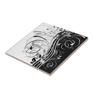 B&W grunge Tile