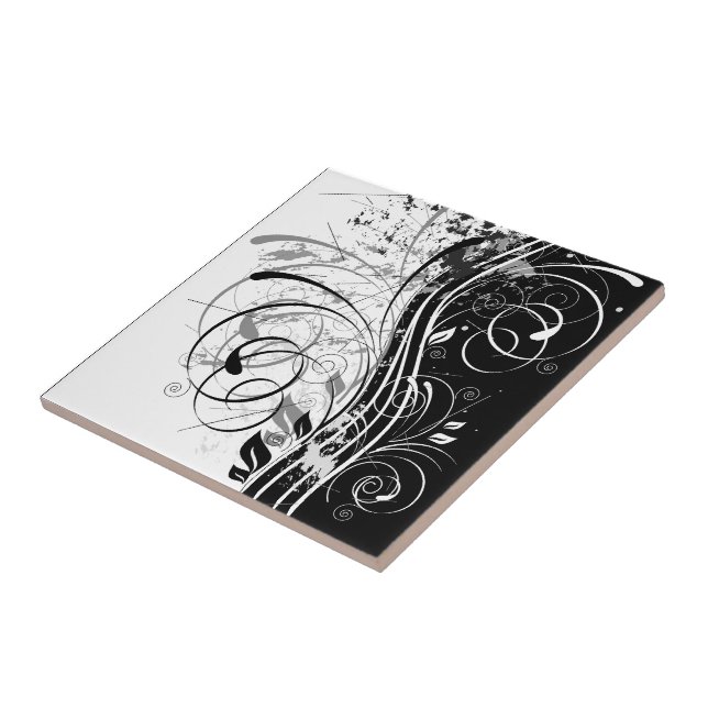 B&W grunge Tile (Side)