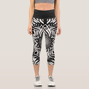 B&W Harmony Capri Leggings