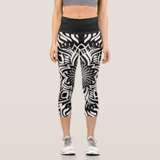 B&W Harmony Capri Leggings