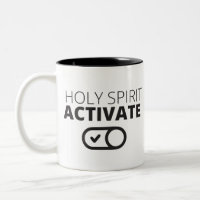 B/W Holy Spirit Activate Icon Gospel Graphics Gosp