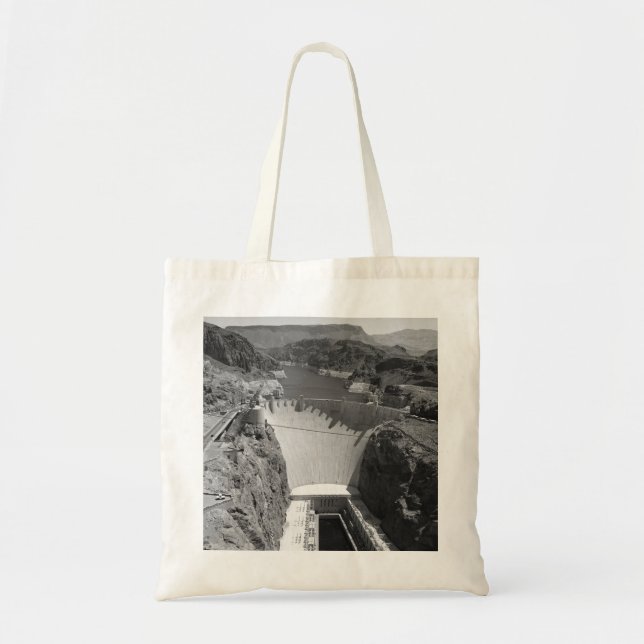 B&W Hoover Dam 3 Tote Bag (Front)