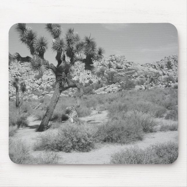 B&W Joshua Tree National Park 3 Mouse Mat (Front)