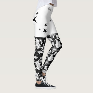 B&W Leggings