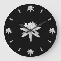 B/W Lily Lotus Art Cool Trendy Unique
