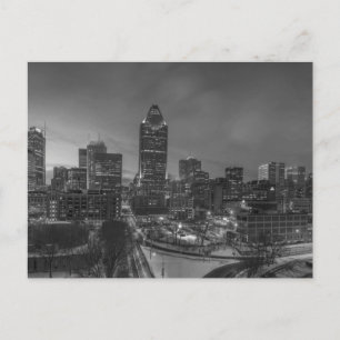 B&W Montreal Postcard