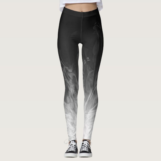 B&W Organic2 - Leggings (Front)