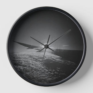 B&W Plane Shot Clock