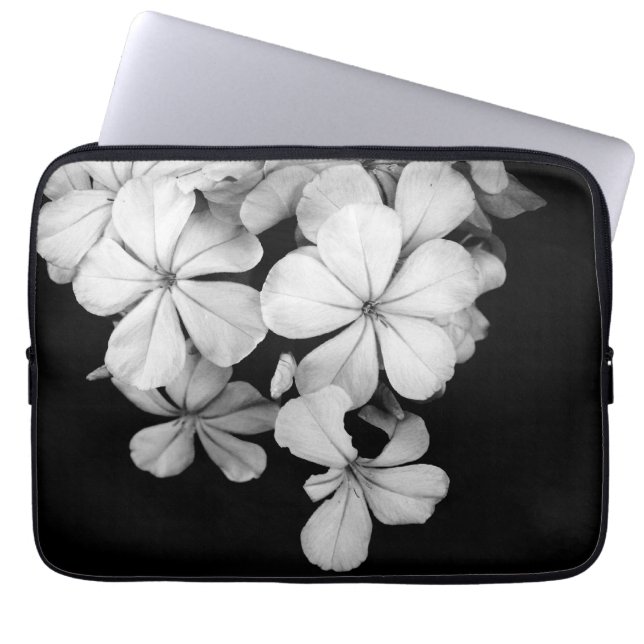 b&w postcard laptop sleeve (Front)