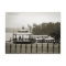 B&W Postcard of Waterfront Park, Hudson, New York