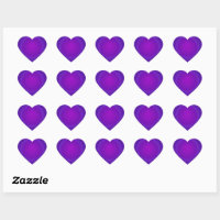 B&W Purple Hearts Beating