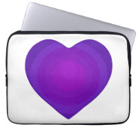 B&W Purple Hearts Beating