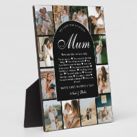 B & W Reasons We Love You Mum Photo Grid Collage