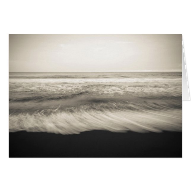 B&W seascape, Hawaii (Front Horizontal)