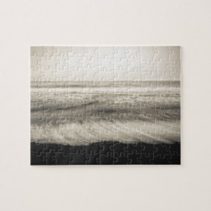 B&W seascape, Hawaii Jigsaw Puzzle