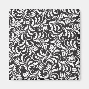 b&w tulips magnet