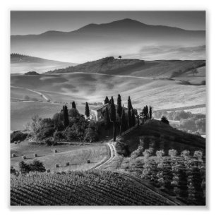 B&W Tuscany Photo Print