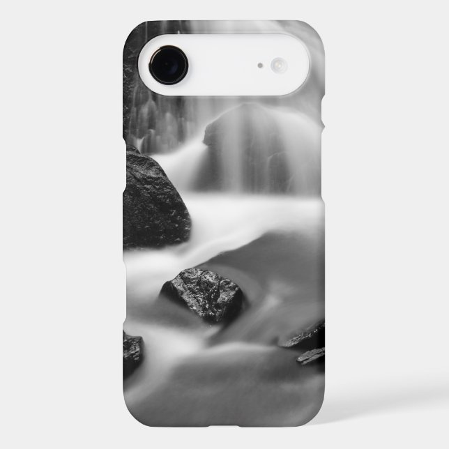 B&W waterfall, California Case-Mate iPhone Case (Back)