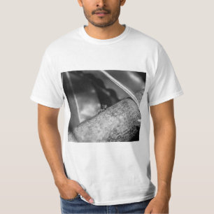B&W - Weaver Ant on a Wood T-Shirt