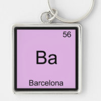 Ba - Barcelona Funny Chemistry Element Symbol Tee