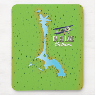 Ba Be Lake Vietnam lake map Mouse Mat
