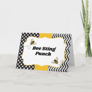 Ba-Bee Baby Shower Decor Signs Invitation