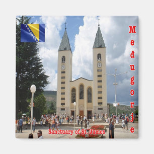 BA - Bosnia and Herzegovina Sanctuary San Giacomo Magnet