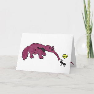 BA- Funny Anteater Greeting Card