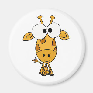 BA- Funny Giraffe Cartoon Magnet