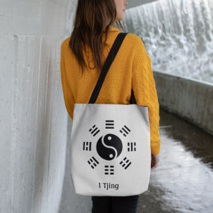 Ba Gua, eight trigrams, yin yang customisable Tote Bag
